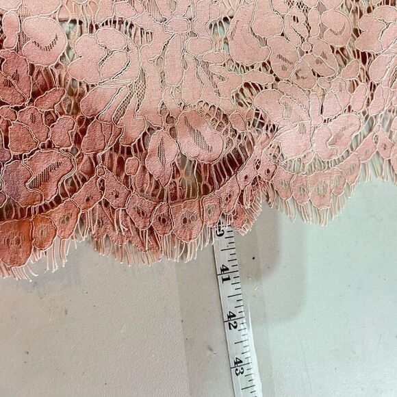 NWT Miusol Women's‎ Retro Floral Lace Evening Cocktail Mini Dress Size XL Pink - Picture 12 of 12